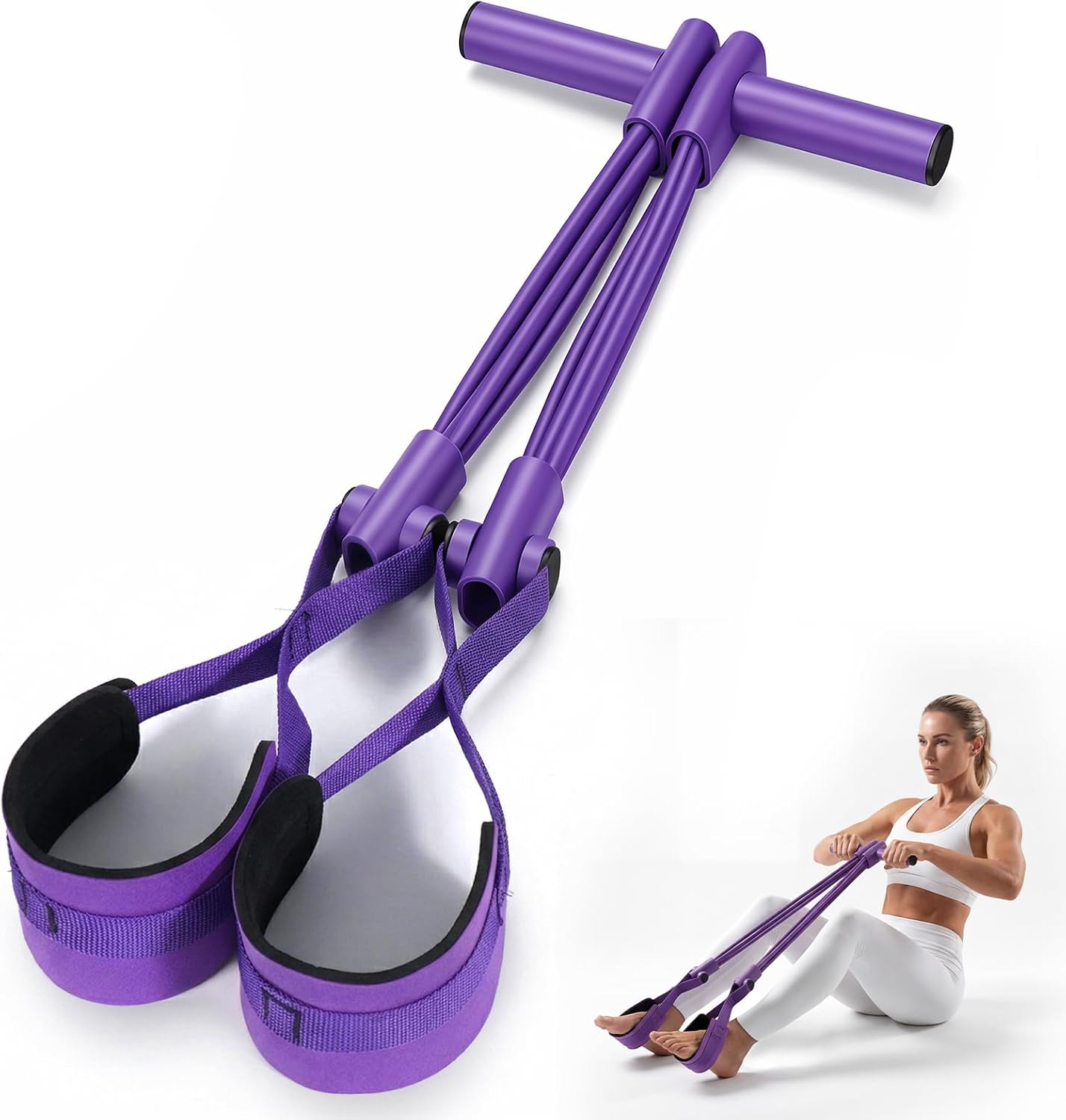 8-Tube Resistance Band with Handles