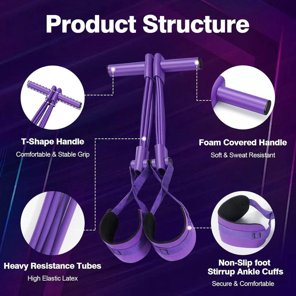 8-Tube Resistance Band with Handles