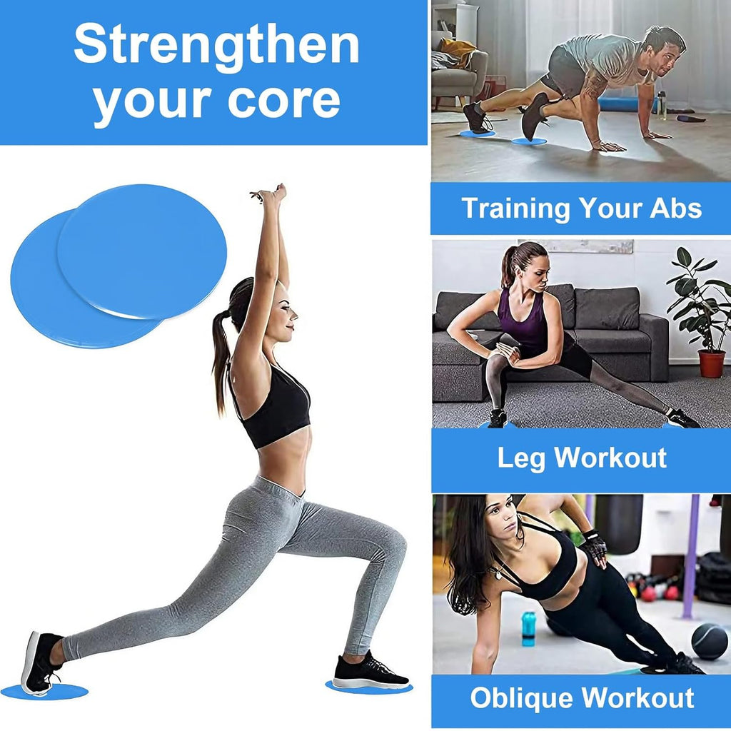 2-Pack Exercise Core Sliders & Fitness Discs