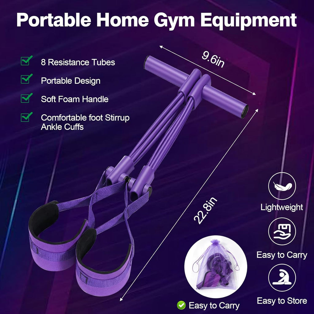 8-Tube Resistance Band with Handles