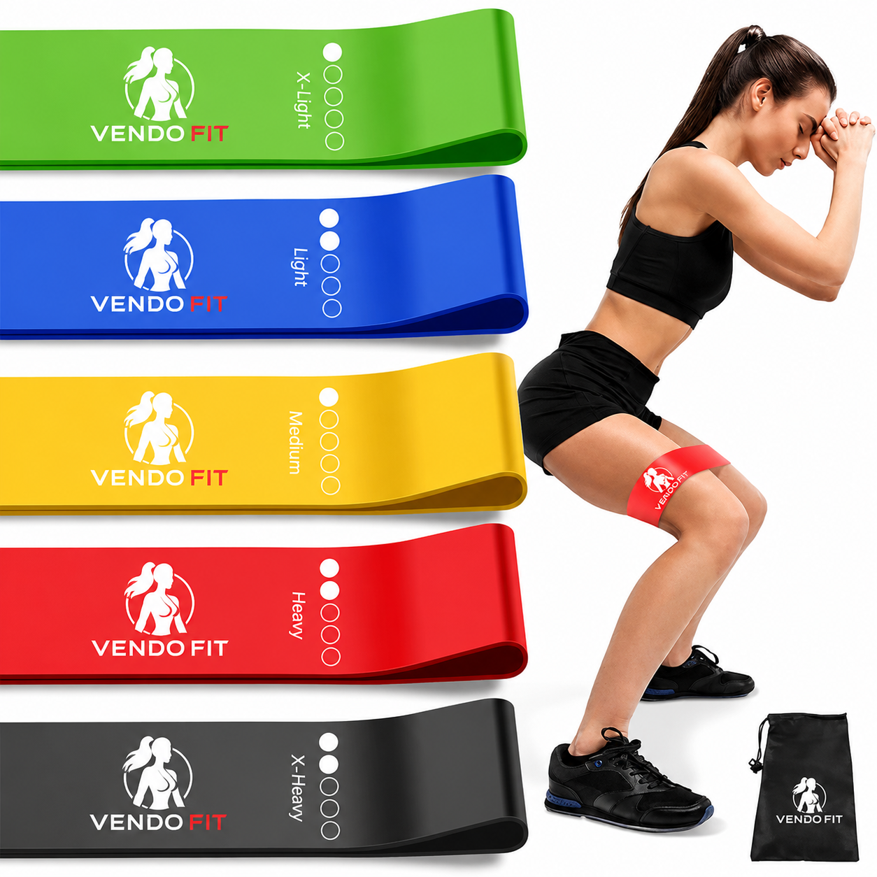 5-Level Resistance Bands Set