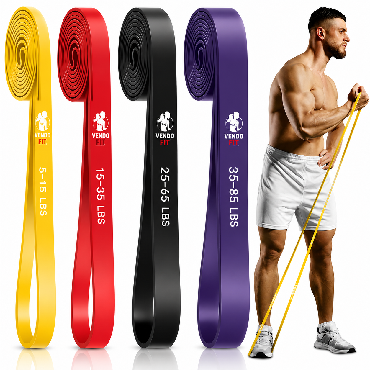 4-Level Pull Up Assistance Bands